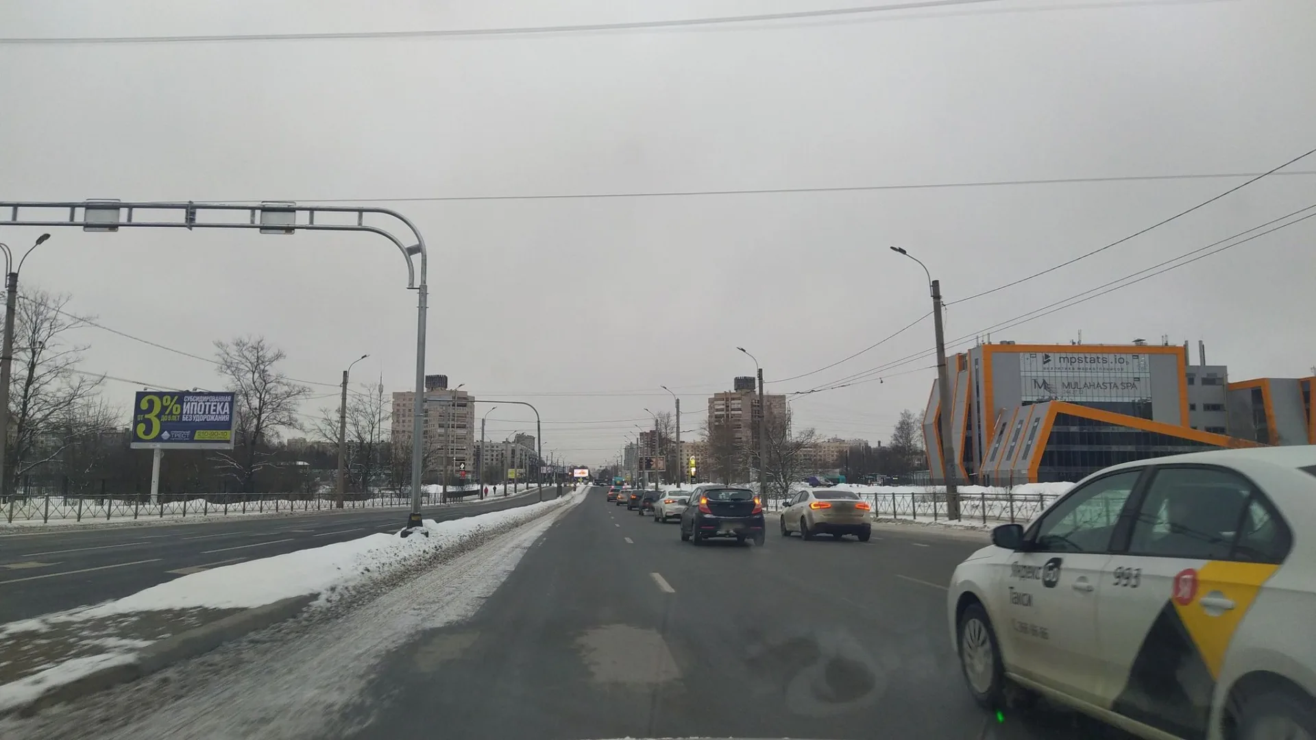 Маршрут «Сосновка — Западное Мурино», 3,1 км