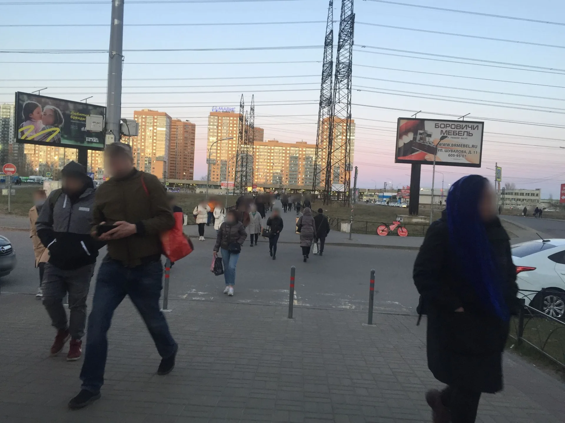 Маршрут «Шуваловский парк — Девяткино», 22,0 км