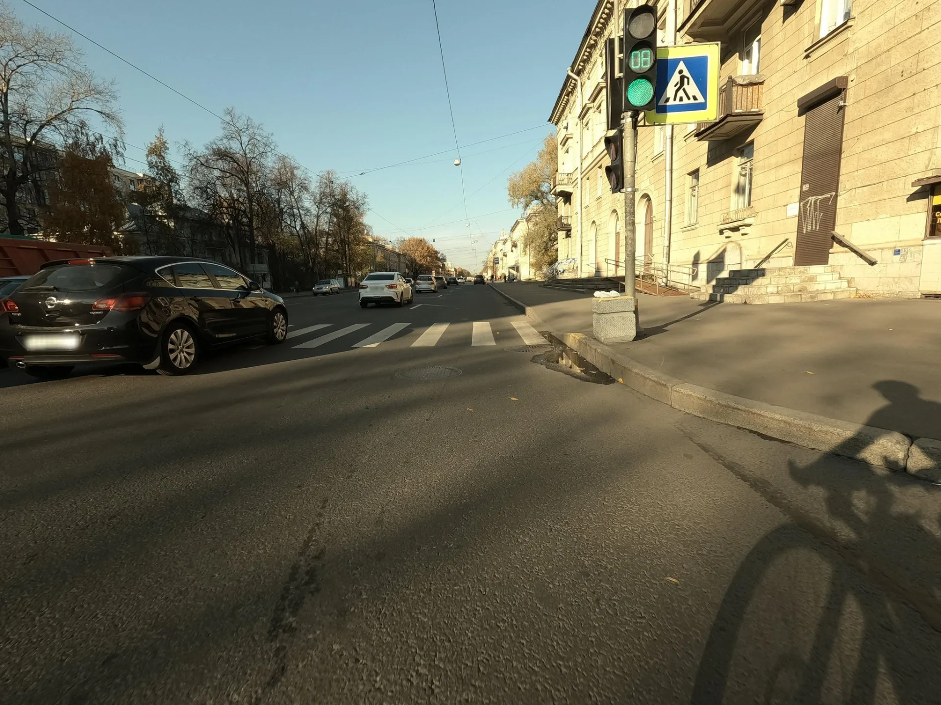 Маршрут «Светлановский проспект — Шувалово», 1,1 км