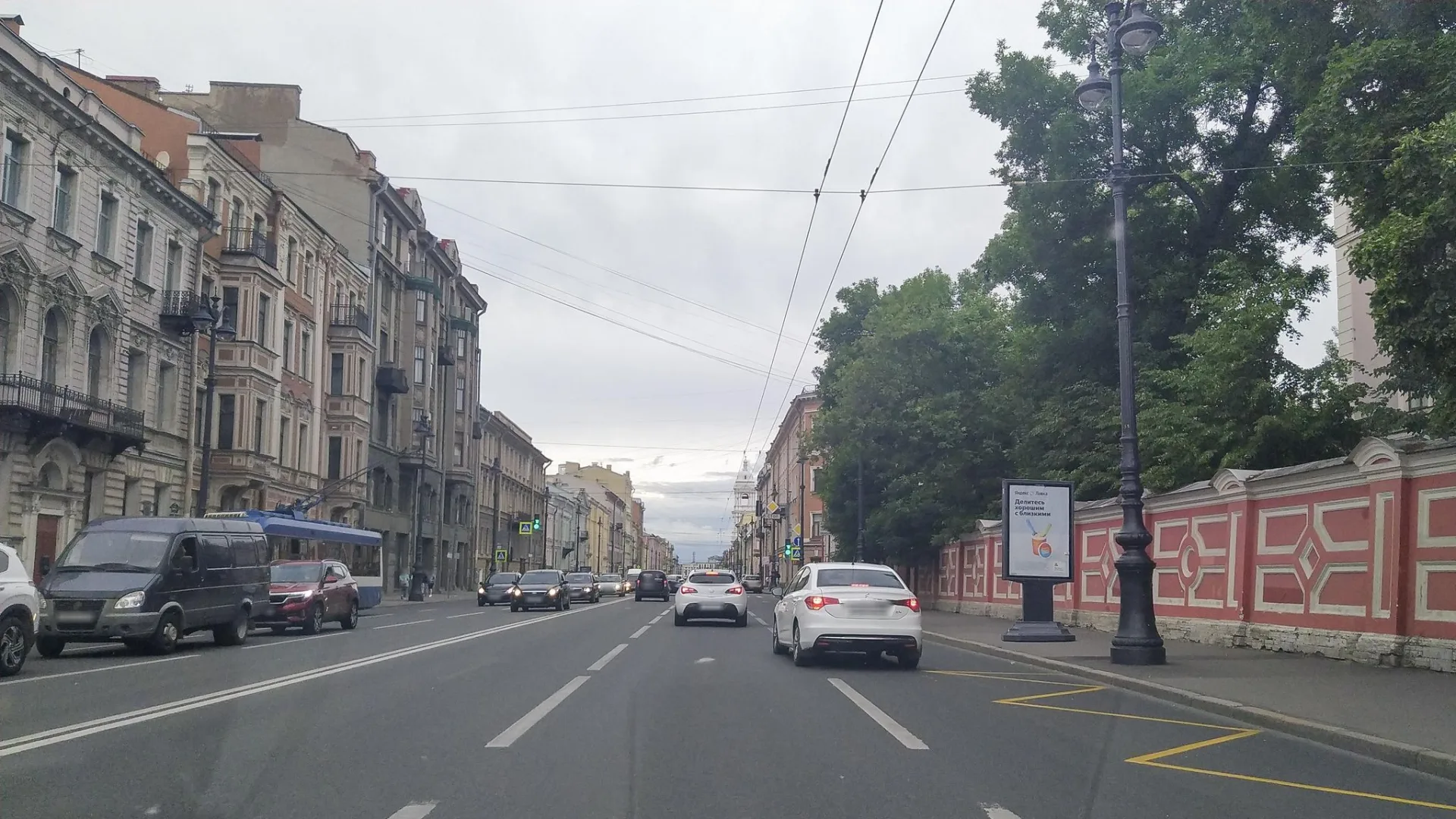 Маршрут «Васильевский остров — Финляндский вокзал», 2,2 км