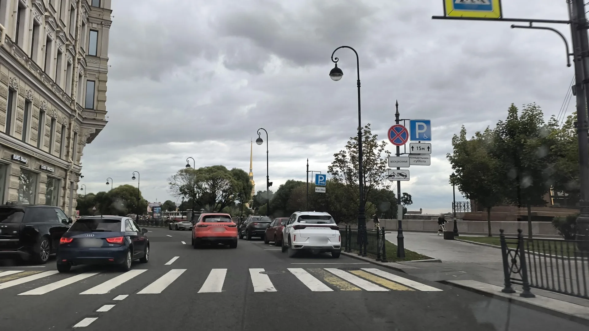 Маршрут «Васильевский остров — Финляндский», 2,1 км