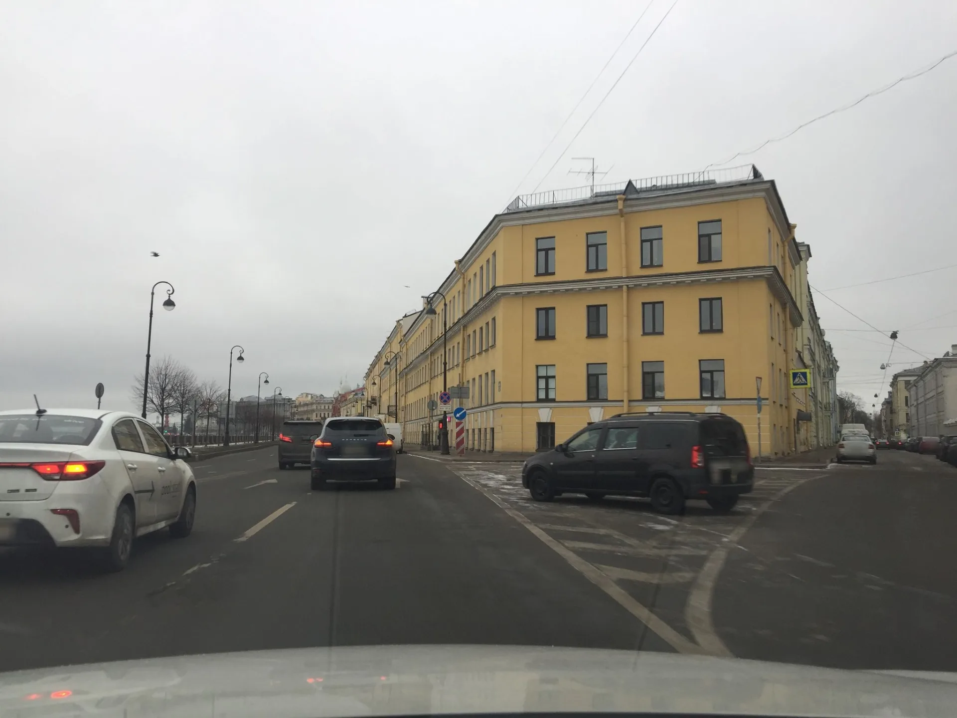 Маршрут «Васильевский остров — Троицкий мост», 0,5 км