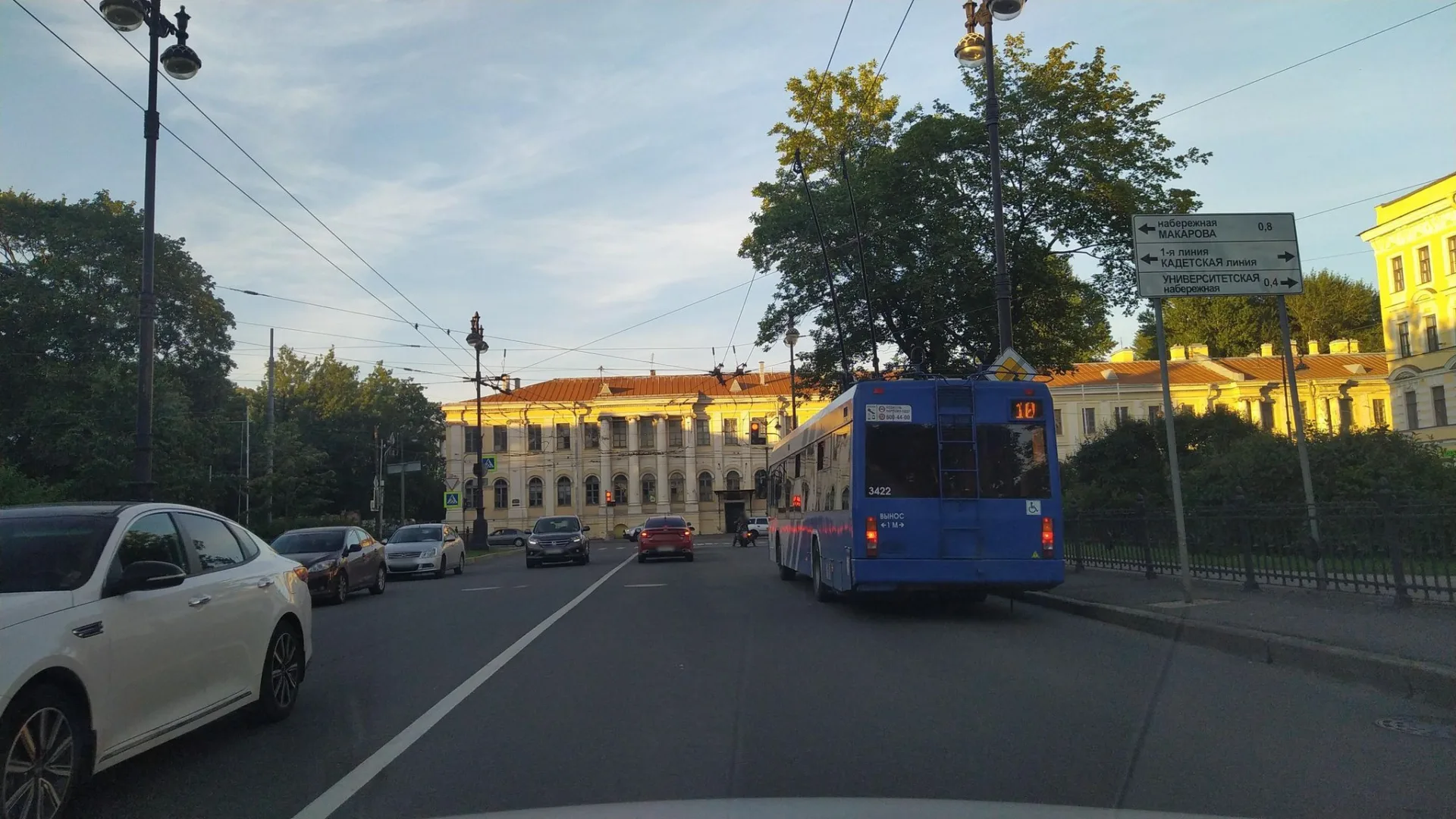 Маршрут «Васильевский остров — Троицкий мост», 42,8 км