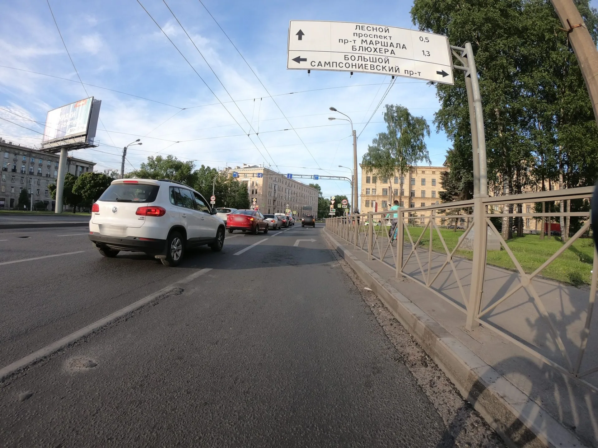 Маршрут «Верности, 34 — Кантемировский», 1,9 км