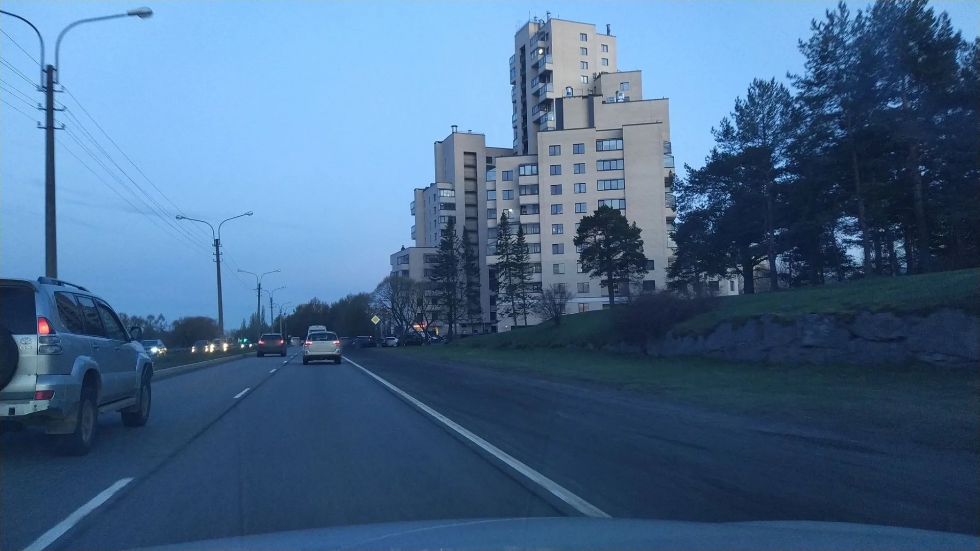 Маршрут «Вишневка — Санкт-Петербург», 59,6 км