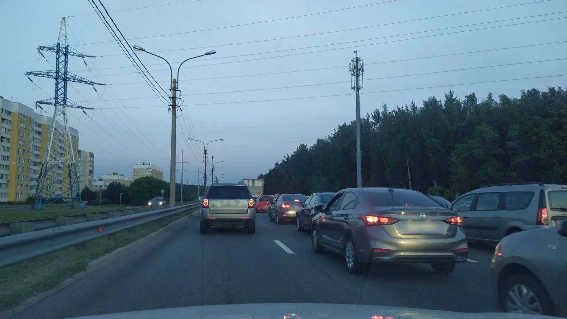 Маршрут «Вишневка — Санкт-Петербург», 63,5 км